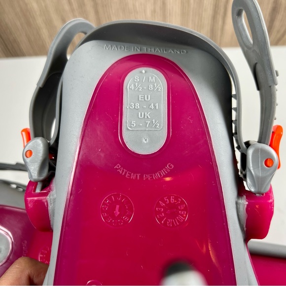 U.S. Divers Proflex Adults Snorkel Fins - Pink/Grey Small Size 4.5-8.5 New - Picture 2 of 6